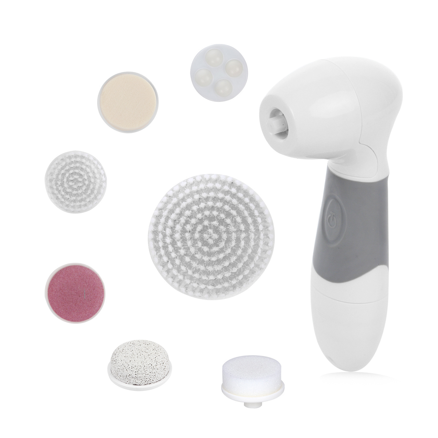 7 in 1 Facial Brush Sonic Rotation Waterproof Beauty Face Massager Deep Cleaning Device Electric Face Cleansing brush