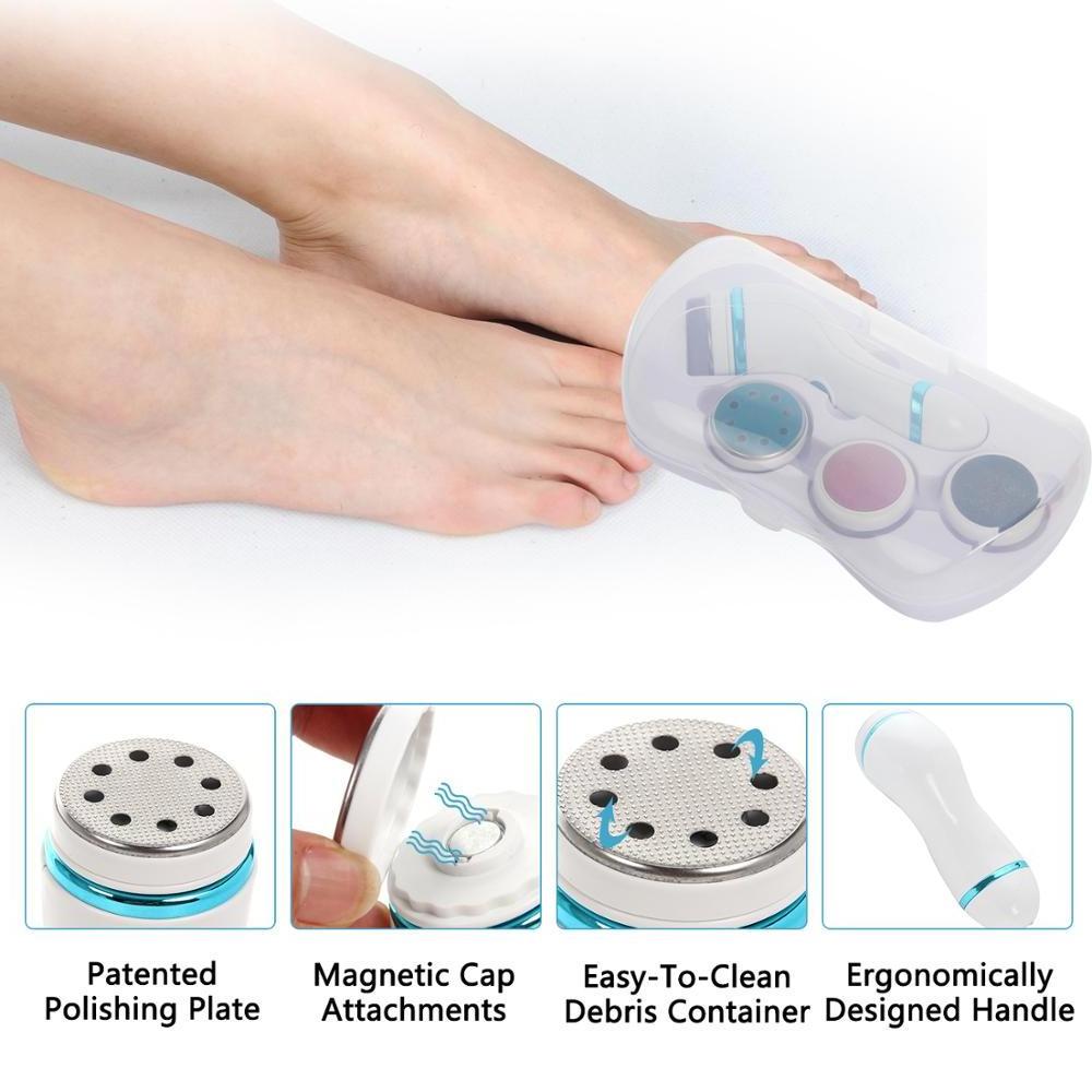 CNAIER Multi-function Electric  Feet Callus Removal tool Pedicure Power by battery Perfect For Travel with good quality