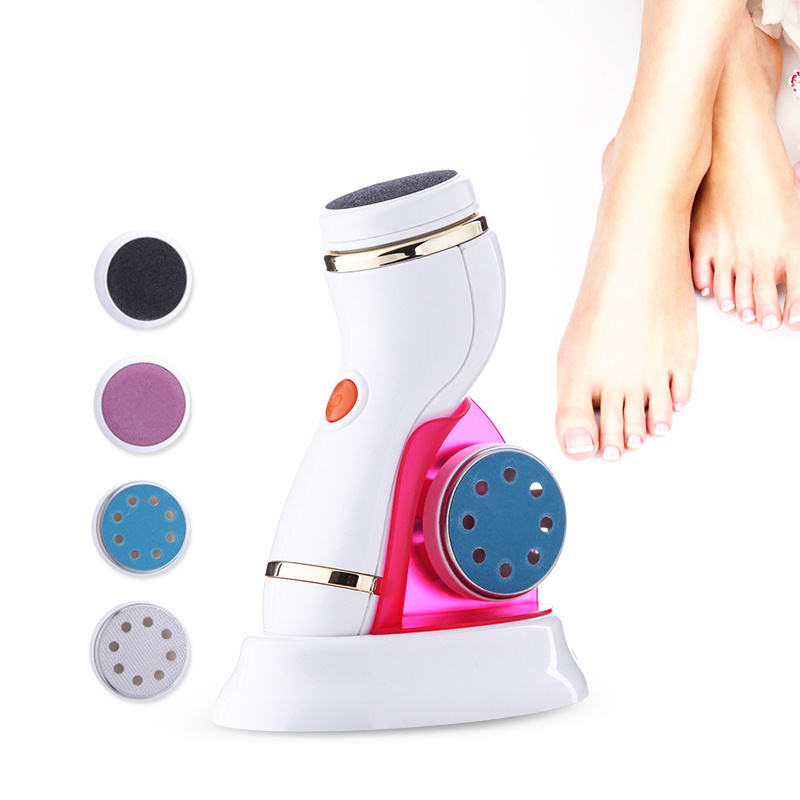 Professional 4 in 1 Electric Foot Files Callus Remover Waterproof Rotating Manicure Pedicure Kits for Foot Care