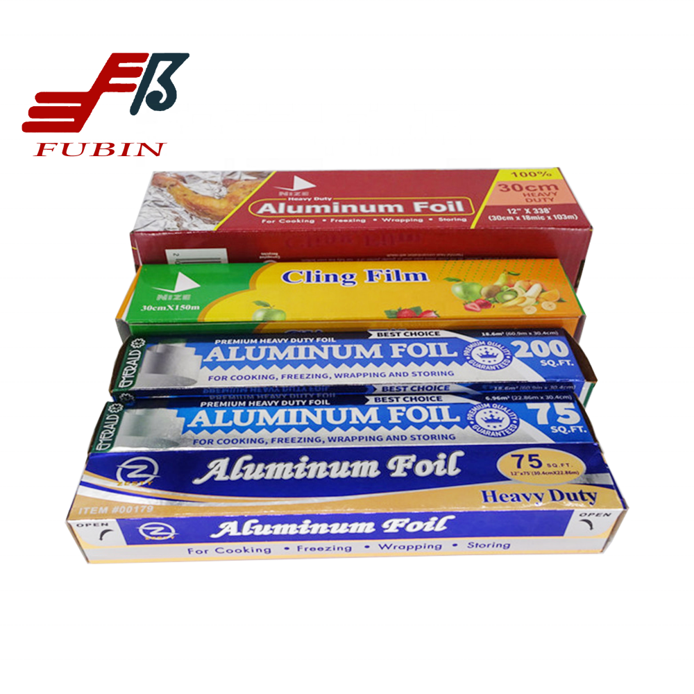 Soft Packaging 0.3mm Customized 35 Micron Printed Brushed Aluminum Foil Manufacturers Food Sheet Paper Tin Roll 300 Meters