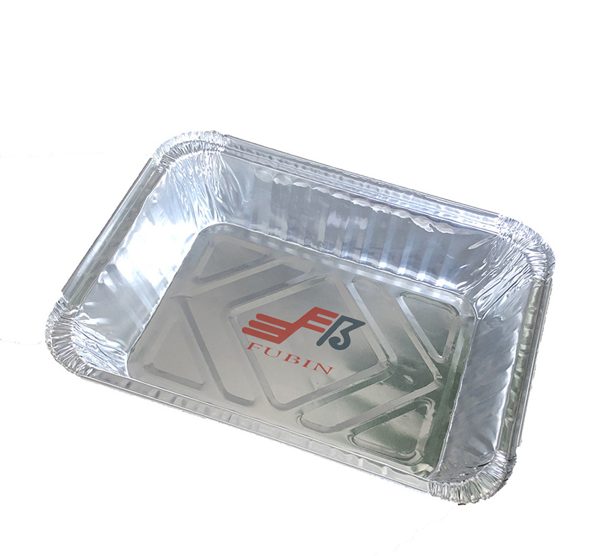 Contenedor Aluminio Kitchen Food Packaging Lunch Box Pans Containers Tray with Lid Aluminum Aluminium Foil Corrugated Carton