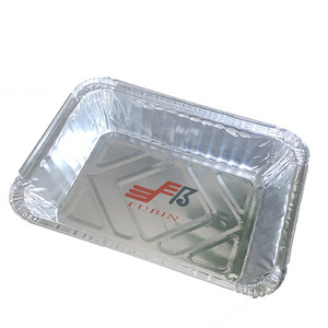 Contenedor Aluminio Kitchen Food Packaging Lunch Box Pans Containers Tray with Lid Aluminum Aluminium Foil Corrugated Carton