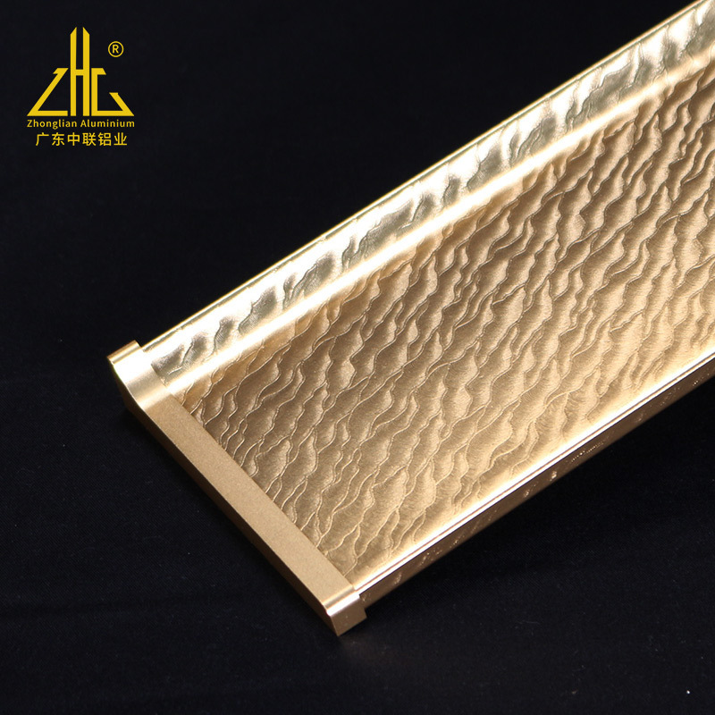 ZHONGLIAN modern style aluminium skirting led profile baseboard skirting board with led light