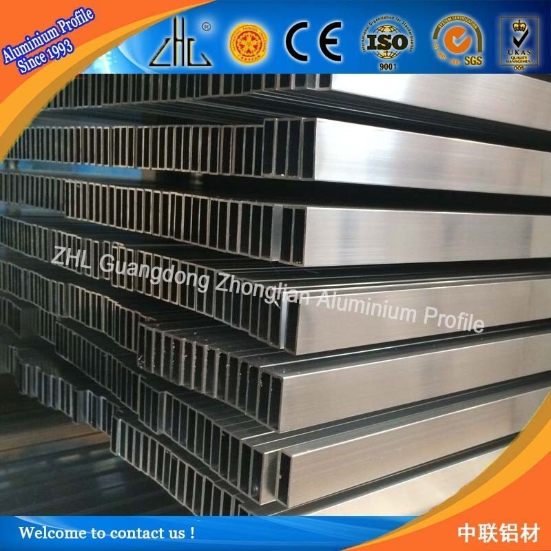 Hot order! 6061 T6 aluminium rectangular tube with round corner / square aluminium tube 40x40