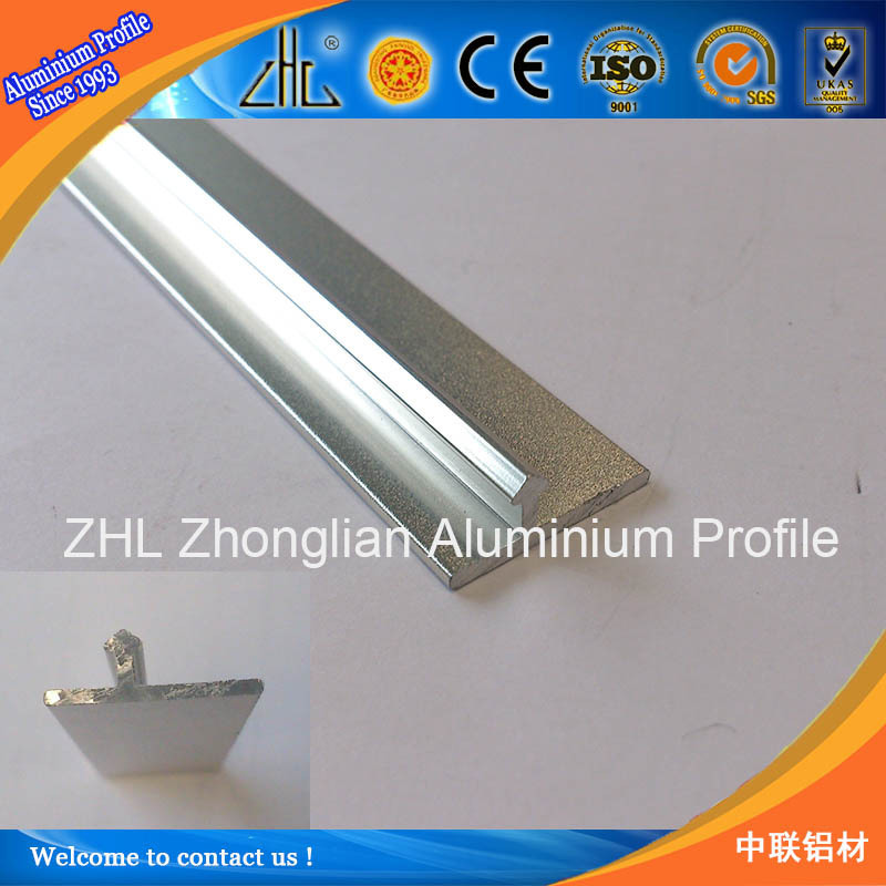 6063 t5 flat oval aluminum extrusion factory / OEM aluminum tube triangular / aluminum round bar price per ton