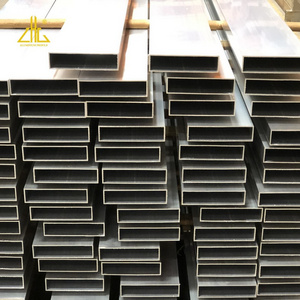 Hot order! 6061 T6 aluminium rectangular tube with round corner / square aluminium tube 40x40