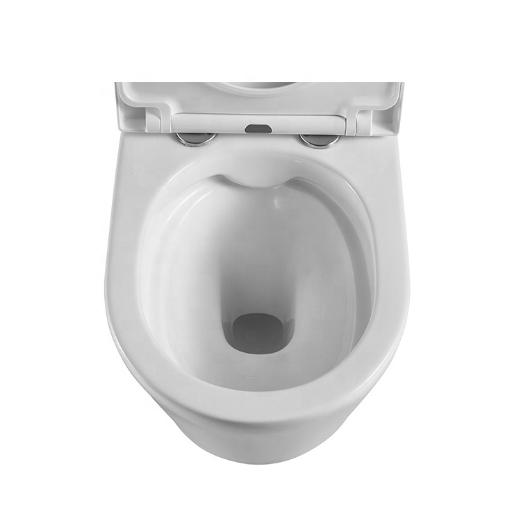 ANBI Good Price Rimless European Bathroom Ceramic Wall Hung Wall Mounted WC Toilet Bowl