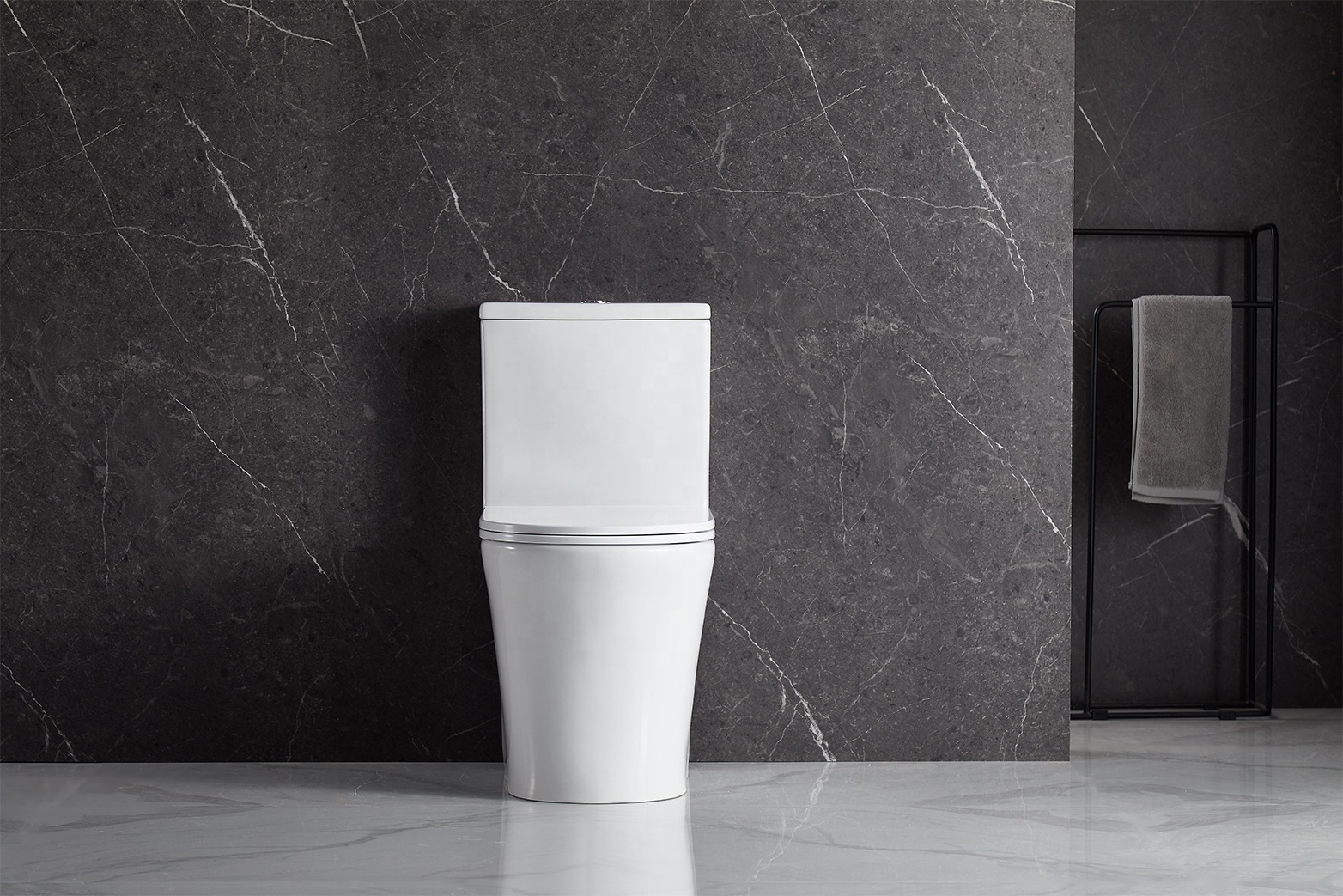 ANBI Recommended Elegant One Piece Unique Sanitary Close-coupled WC Toilet For Bathroom