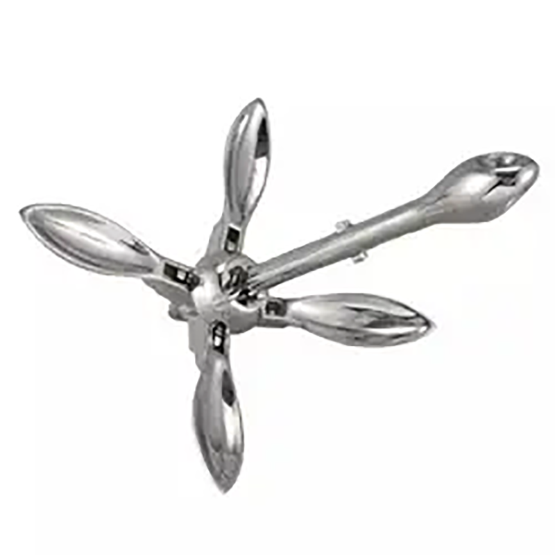 Boat Marine High Quality Durable Hardware Boat Stainless Steel Folding Grapnel Anchor