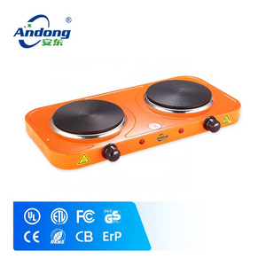 Andong 2 plate electric cooker solid electric stove 110V hot plate cooker price for sales