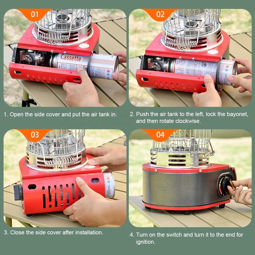 Andong 2021 best welcome fashion patio indoor outdoor portable camping butane propane gas stove heater with CE