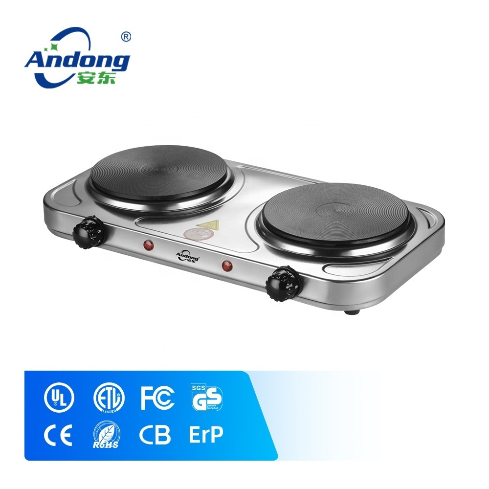 Andong Home Kitchen Use Electric Stove Two Burner Electric Double Cooker Hot Plate