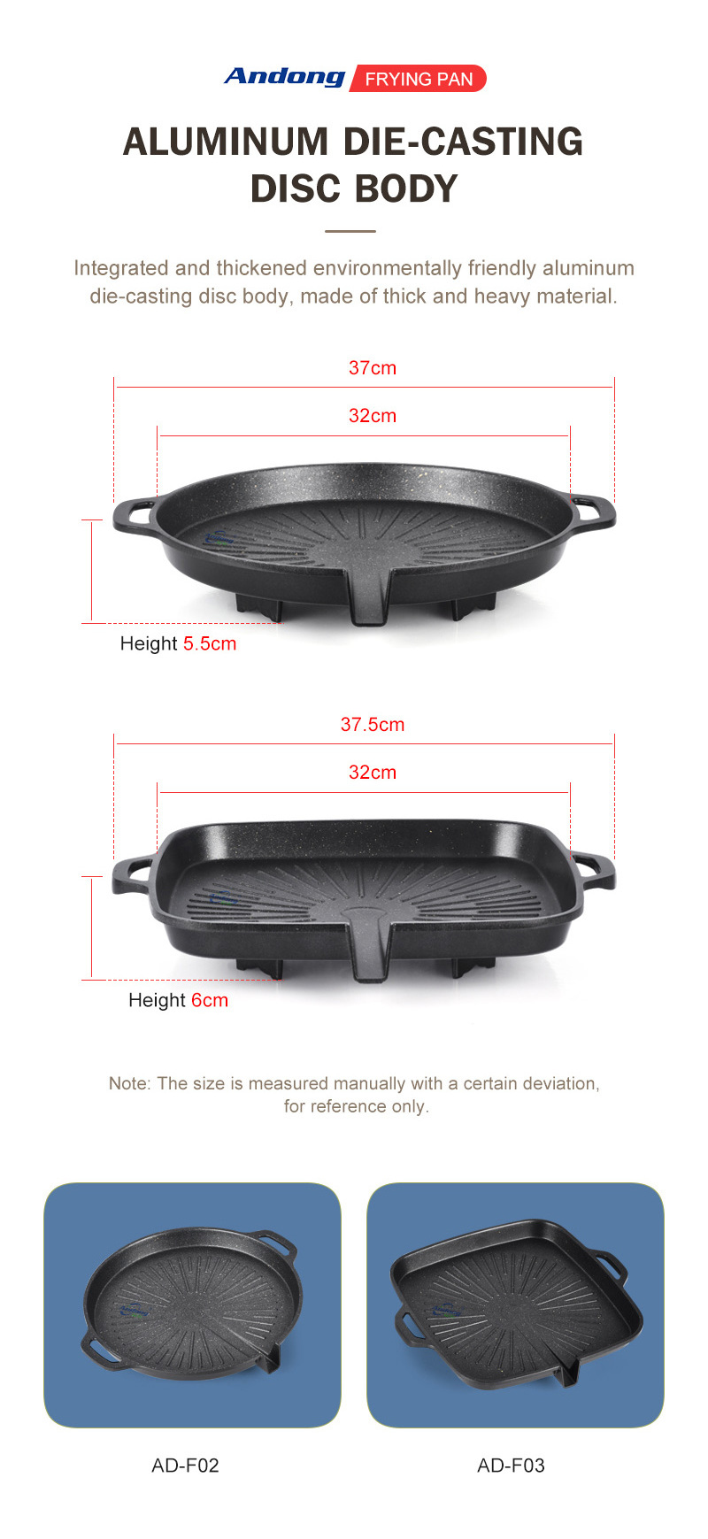 Andong Korea Barbecue Round Frying Pan Grill Camping Outdoor Cookware Non Stick Cast Iron Bbq Grill Pan