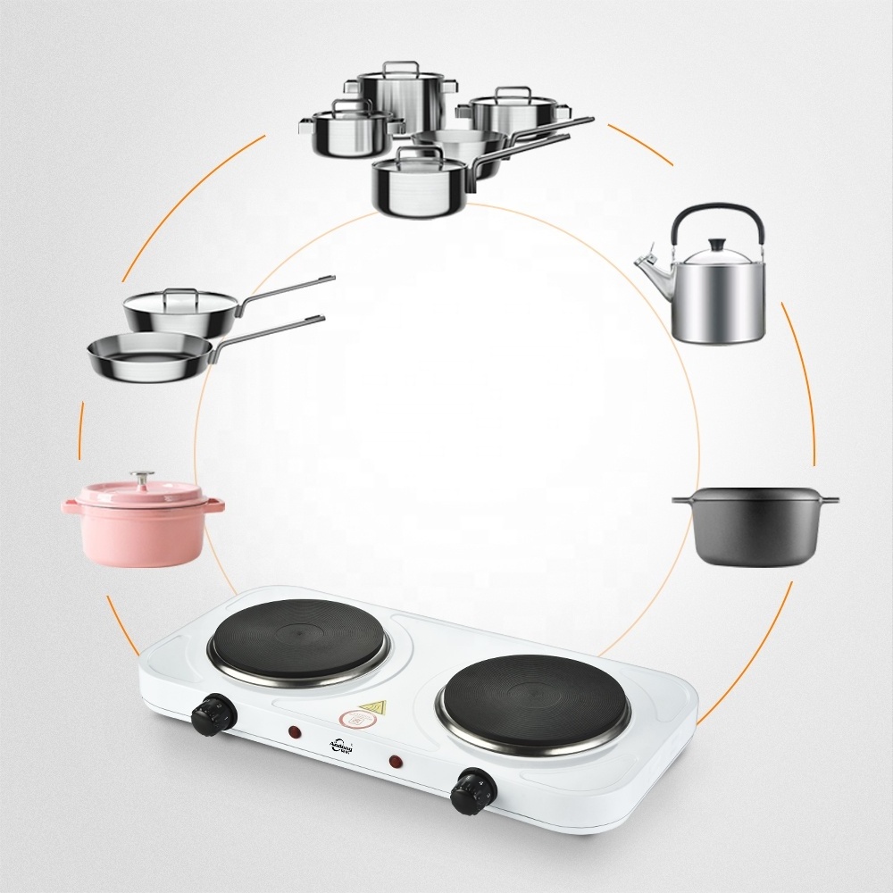 Andong 2 plate electric cooker solid electric stove 110V hot plate cooker price for sales