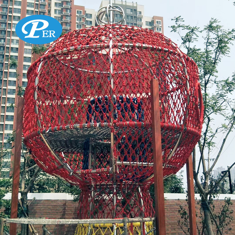 Climbing Net Colorful Ropes Entertainment Equipment Net Climbing Playground Rainbow Indoor Outdoor Children Playing  NET