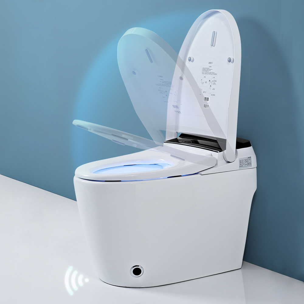 Bathroom Remote Control Toilet Integrated Intelligent WC Flushing Bidet Smart Toilet