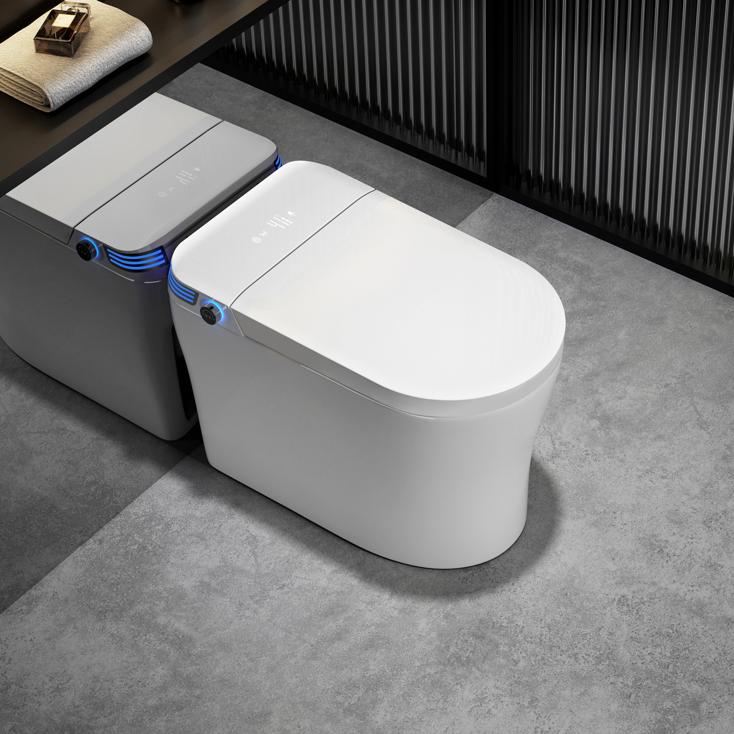 Custom Modern Hot selling Factory high quality one piece smart intelligent toilet