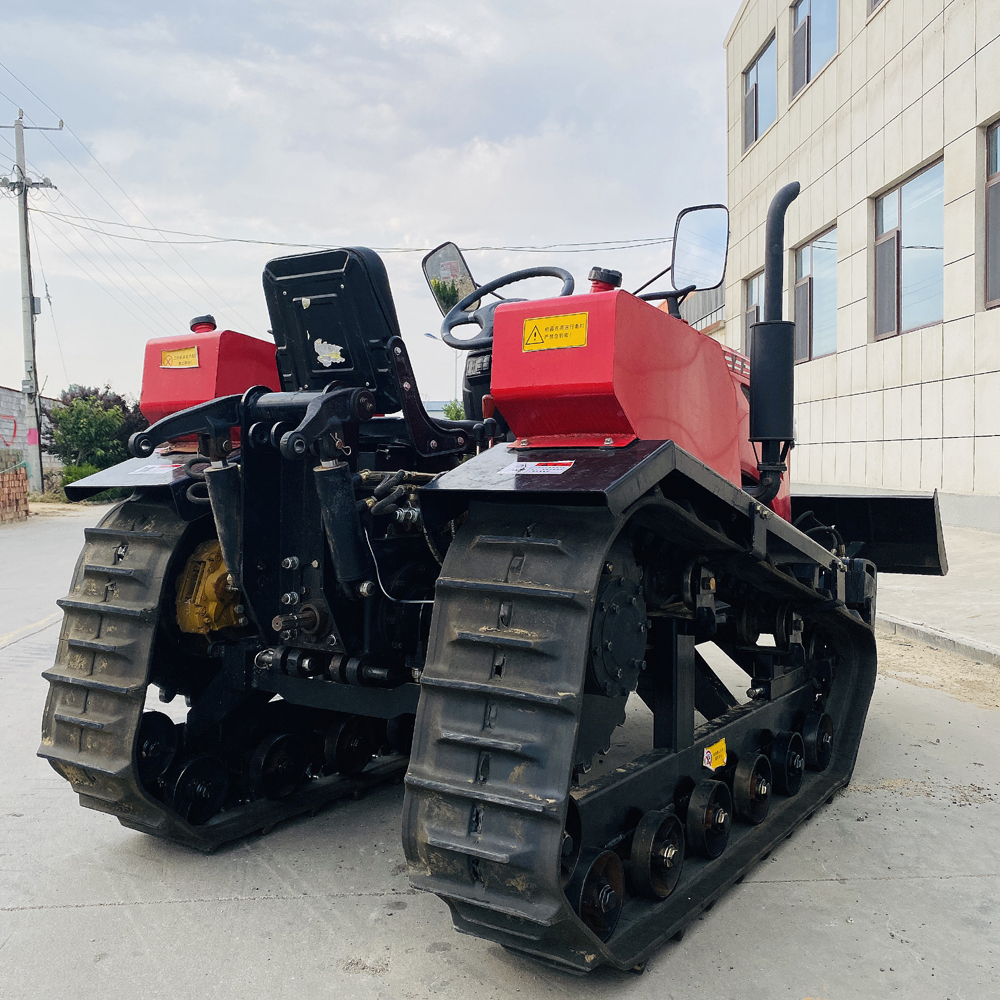 35HP water and drought dual-use riding crawler tractor rotary tiller