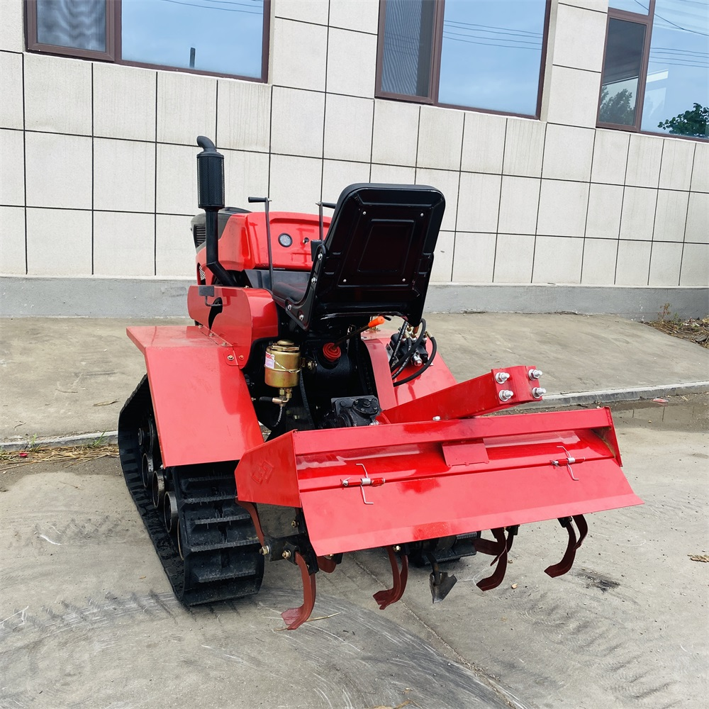 35HP water and drought dual-use riding crawler tractor rotary tiller