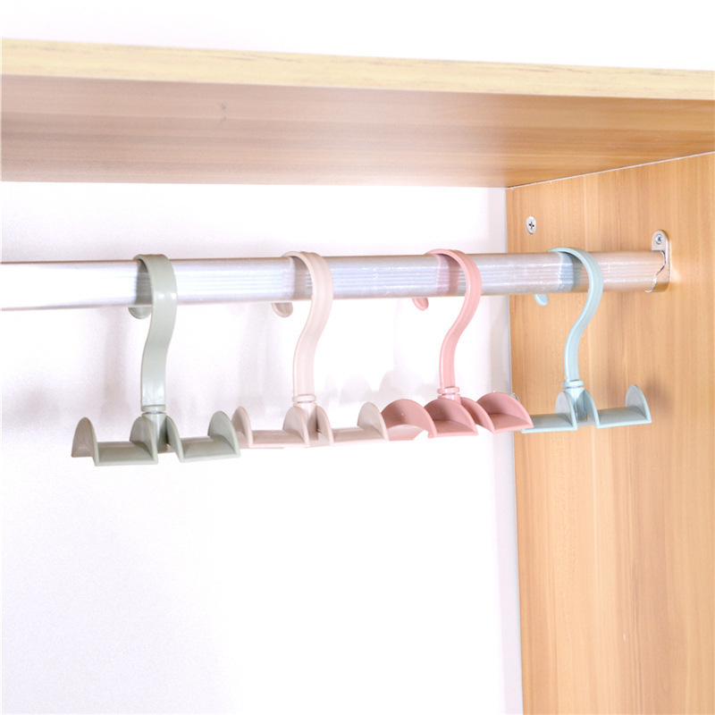 Bag storage rack 360 degrees can rotate the hanger creative tie belt rack hanger clothes novelty hooks