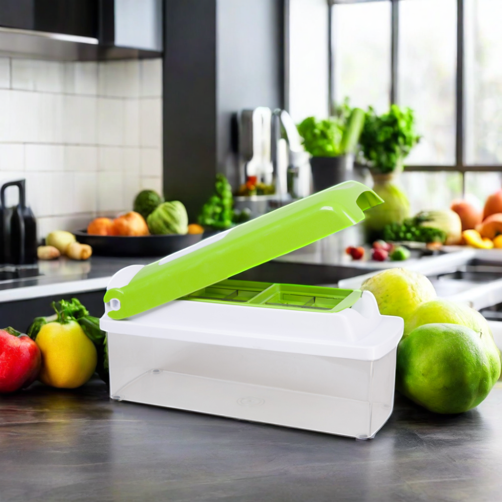 Multifunctional Manual Slicer & Grater Mondoline Kitchen Gadget with 3 Interchangeable Blade for Fruits & Vegetables