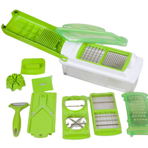 Multifunctional Manual Slicer & Grater Mondoline Kitchen Gadget with 3 Interchangeable Blade for Fruits & Vegetables