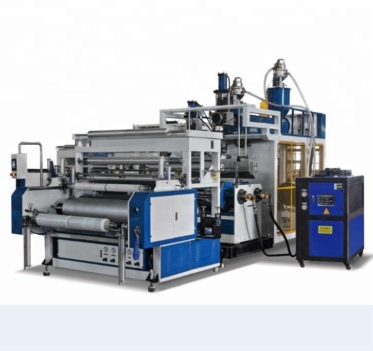 PLASTAR Automatic Polyethylene Film Production Line Three Layer Stretch Film Machine