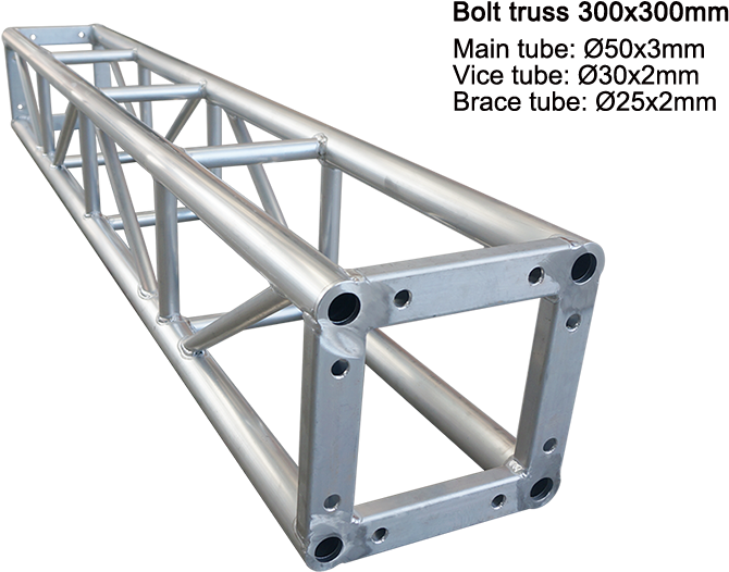 300*300mm Aluminum lighting Concert Stand Square Truss For Event Lighting Box Truss Aluminum Stage Truss Canopy