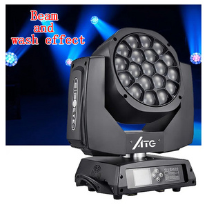 19x15w rgbw 4in1 bee eye ktv nightclub moving head disco stage light  dj bar party disco wifi remote house dyeing light