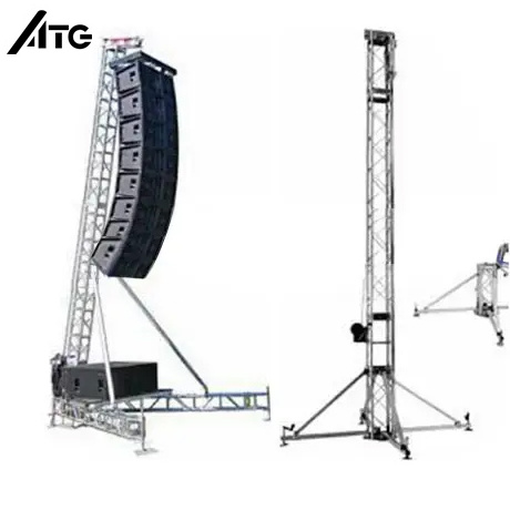 Line array Aluminum LED Screen Spigot Truss Speaker Trusses