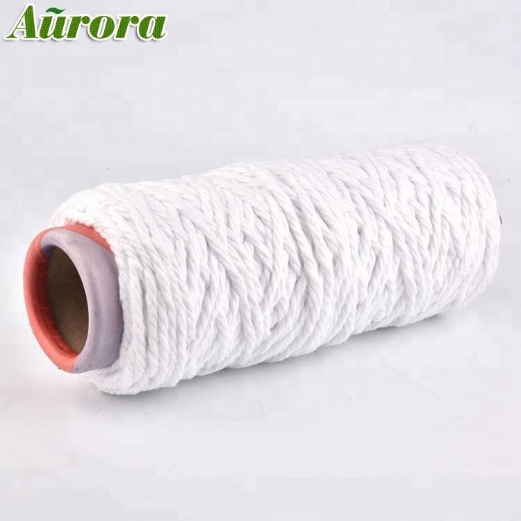 Satisfying service raw white regenerated mop yarn manufacturers NE 0.5S/4 0.5s 4ply yarn for mops