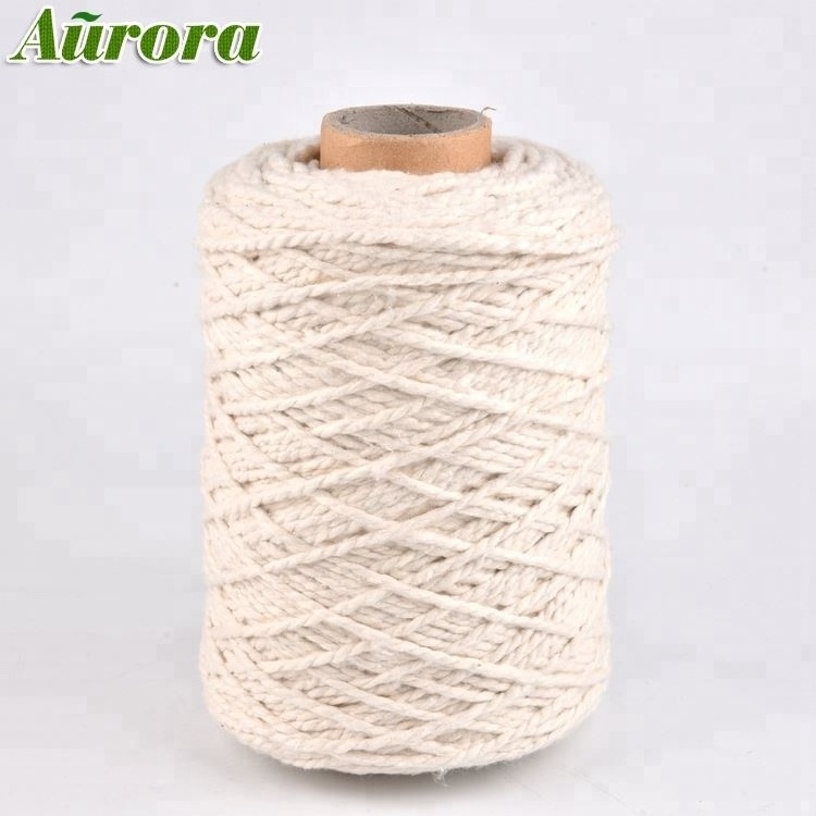 Satisfying service raw white regenerated mop yarn manufacturers NE 0.5S/4 0.5s 4ply yarn for mops