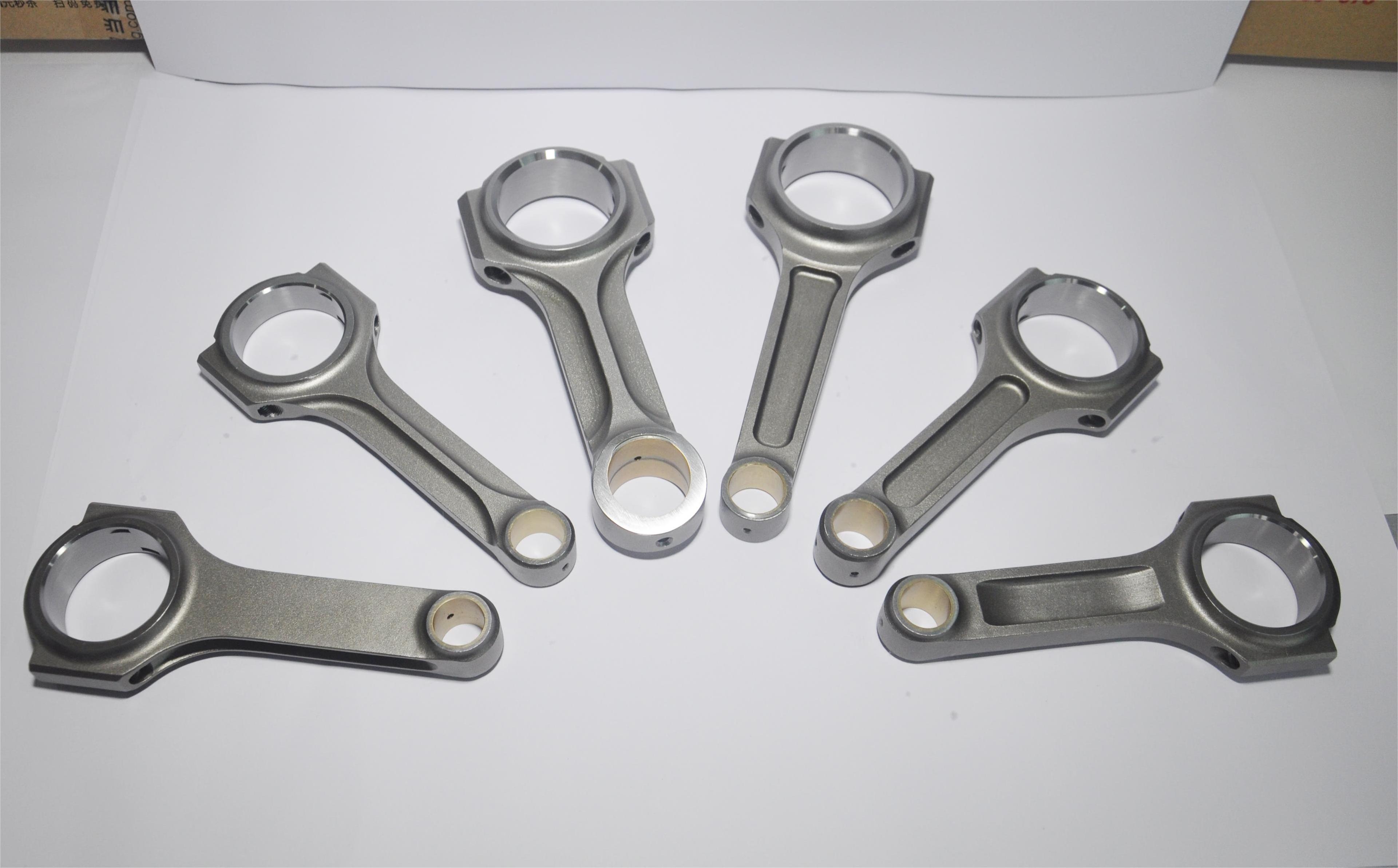 4G63 I beam forged connecting rod for Mitsubishi Pajero Tredia 2.0L 4G63T turbo  Evo Engine 3 To 9  Galant Lancer EX 2000 Turbo