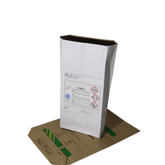 Double Layers Brown Kraft Charcoal Paper Bags 2-ply 3 layer paper bag