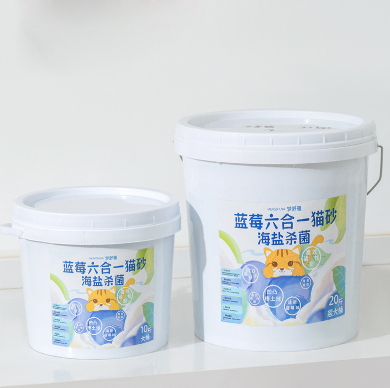 open-top custom color pp plastic barrels drum square bucket pail