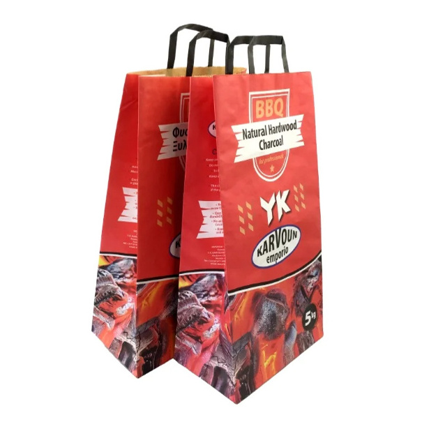 coal bag woven plastic charcoal briquettes bag