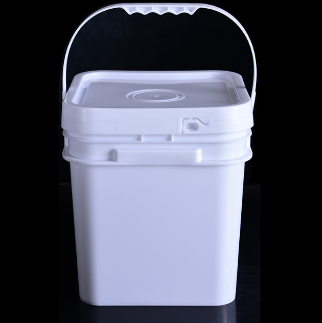 5 Gallon 20L 30L black square bucket plastic pail barrel