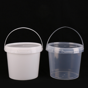 2L 5L 10L 20L 25L 5gallon food grade safe paint popcorn white plastic buckets with lids handle