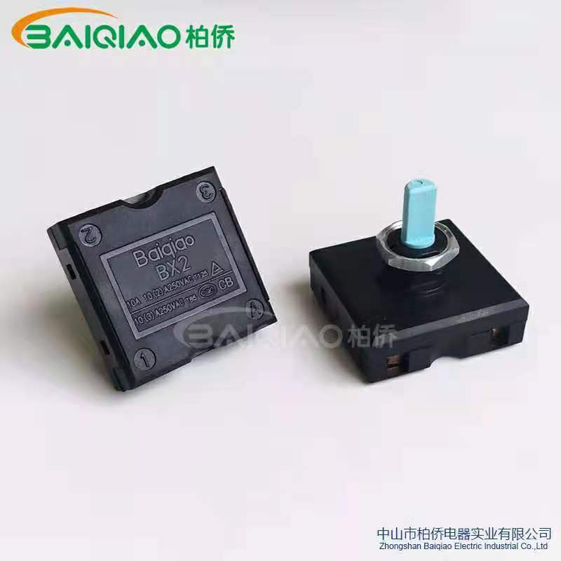 China Skillful Manufacture Home Appliances Blender Fan Parts Electric 2 Position Rotary Switch