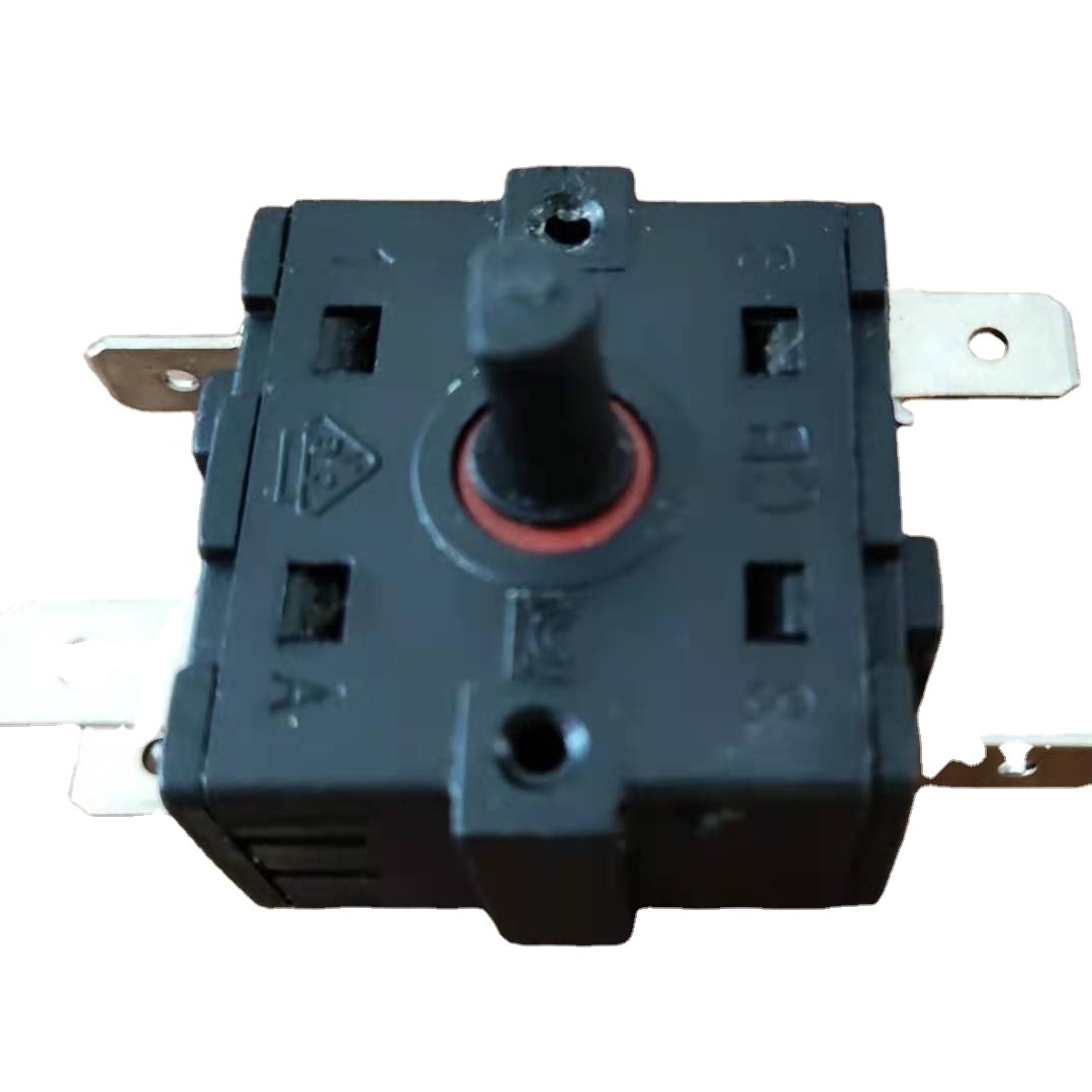 Baiqiao High Quality 250VAC 3 Position Rotary Switch For Oven Coffee Maker