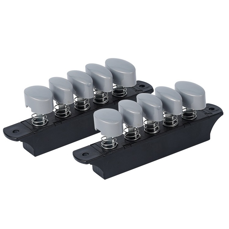 Range Hood Keyboard Pushbutton Switch – 5 Keys, 3 Position, 250V 4A – Interlock, Reset & Latching Switches – Universal Replacement