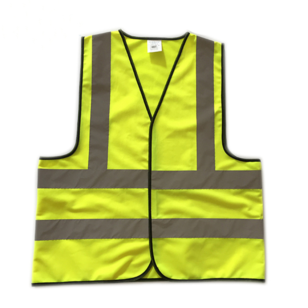 Manufacturer wholesale High Visibility Safety Reflective Construction Clothes Veste Securite   Orange Cheap Safety Vest