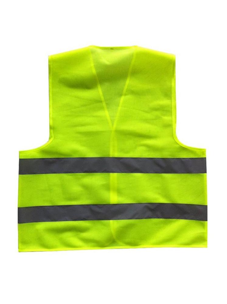 HI VIS FLUO YELLOW SAFETY VEST REFLECTIVE CLOTHING  CONSTRUCTION VEST