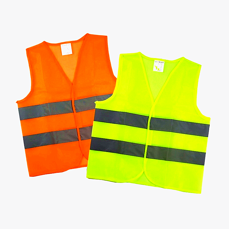 HI VIS FLUO YELLOW SAFETY VEST REFLECTIVE CLOTHING  CONSTRUCTION VEST