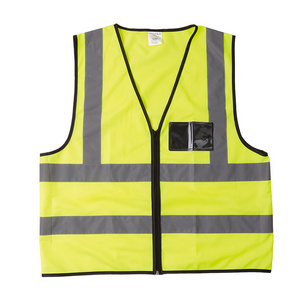 high quality safety vest with zipper fashionable reflective clothing security vest  hi vis clothing safety