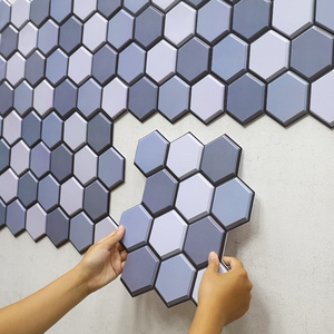 Self adhesive 3D wall tile stickers for wall decoration