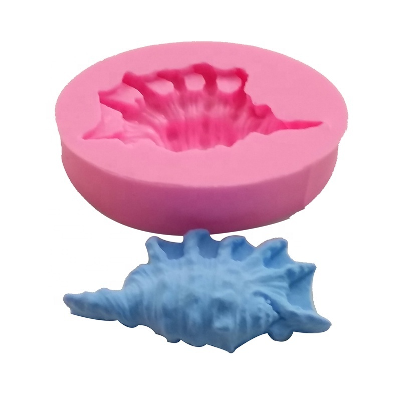 Marine organism shell Shape Cake Decorating Tool Baking Mold Fondant Silicone Mold