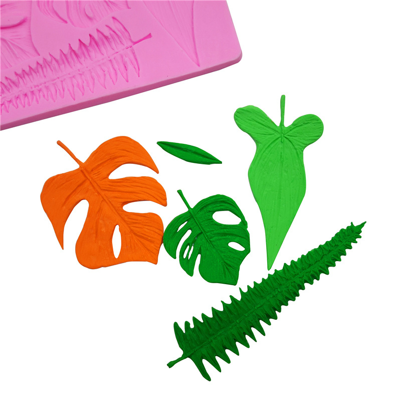 High Quality Gum Paste Leaves Shape Cake Baking Silicone Fondant Tools /Silicone Mold