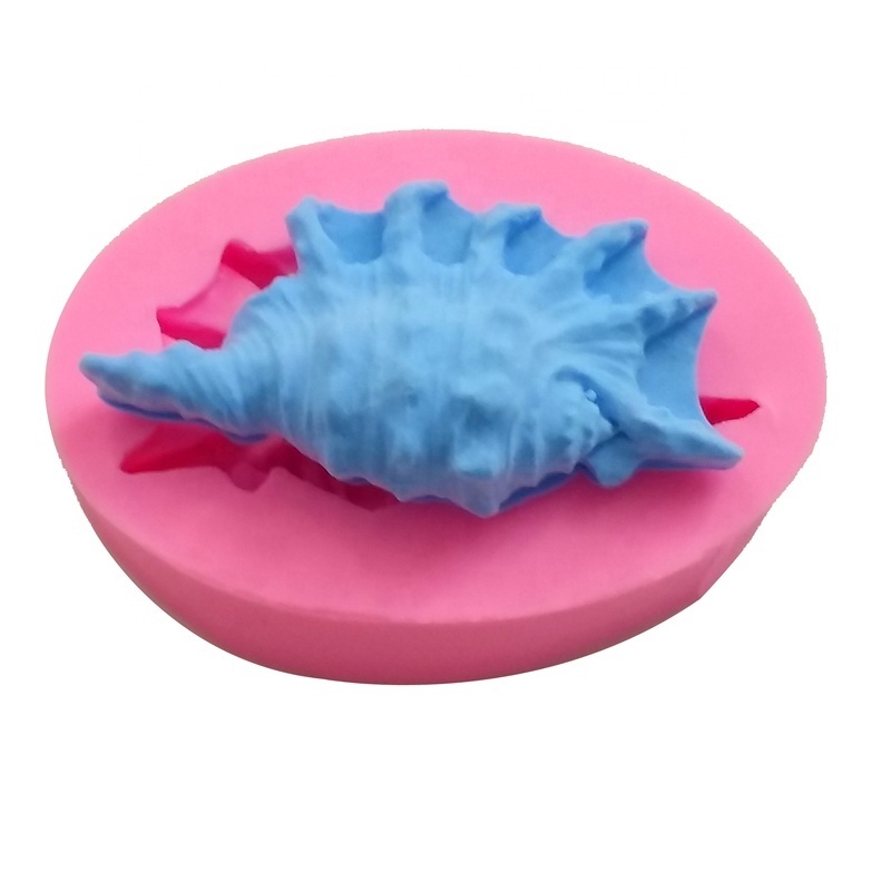 Marine organism shell Shape Cake Decorating Tool Baking Mold Fondant Silicone Mold