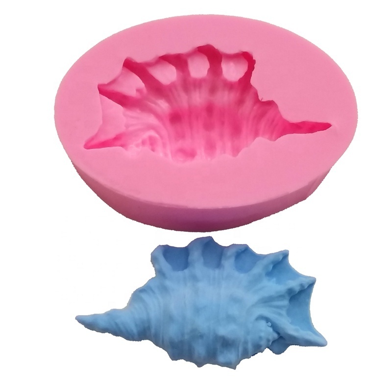 Marine organism shell Shape Cake Decorating Tool Baking Mold Fondant Silicone Mold